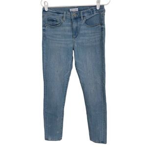 Loft Flower Blue‎ Jeans Sz 28/6